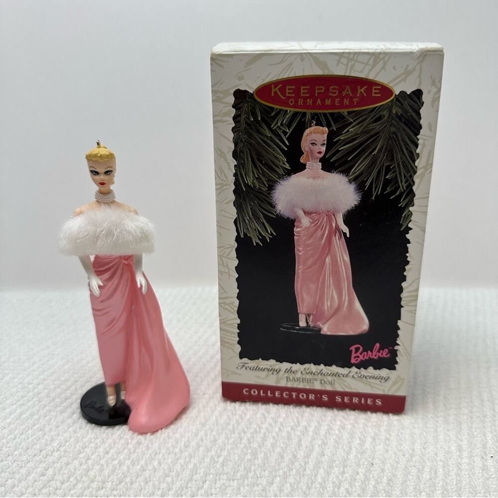 Hallmark Keepsake Ornament ~ Barbie Featuring the Enchanted Evening 1996 - Picture 1 of 10